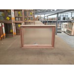 Timber Awning Window 597mm H x 765mm W (Obscure) 